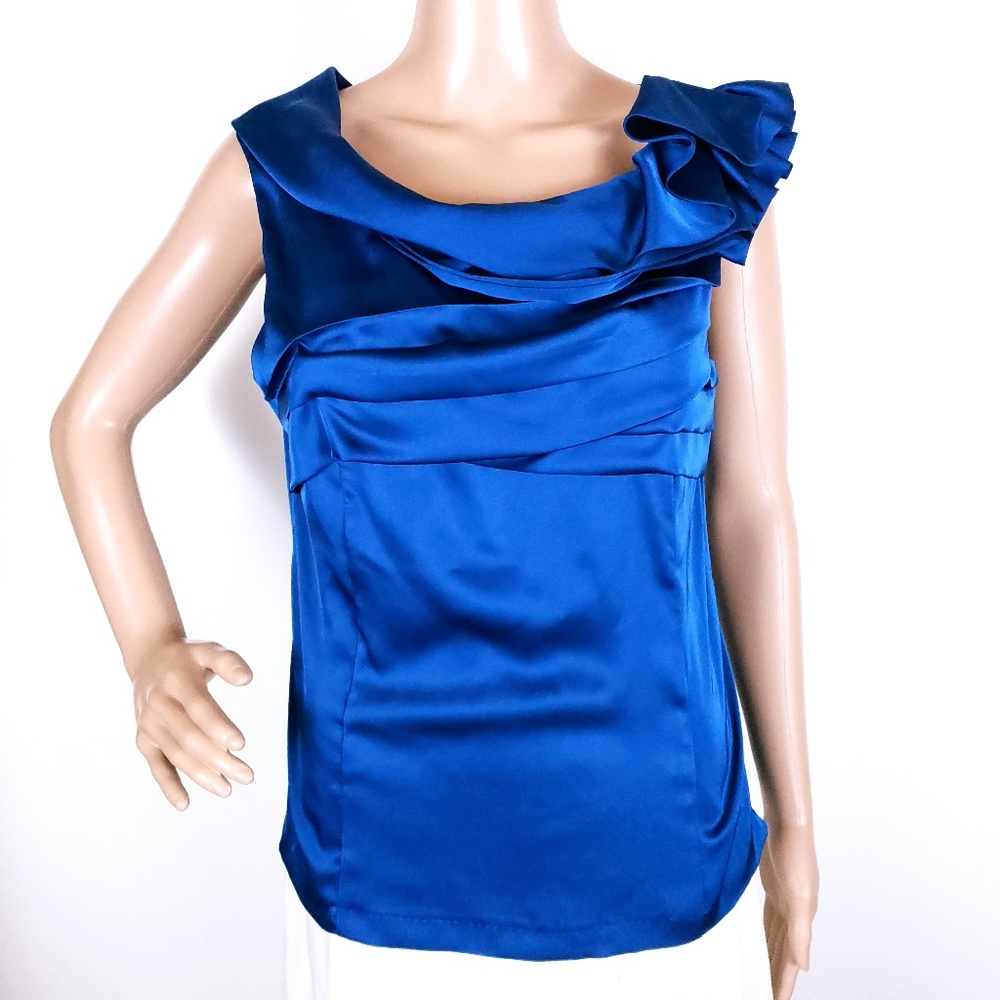 New York & Company Women Tank Top Zip Side Size M - NWT